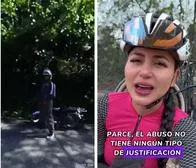 视频 |骑自行车的人记录了他的跟踪者：“我独自一人，我无法走得更快，我开始祈祷”